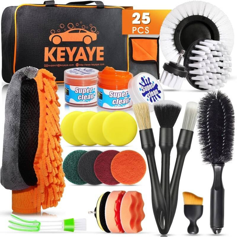 Complete car detailing kit